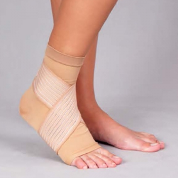 Бандаж-повязка эластичная таранного сустава-носок-безшвовый.  Размер S,M,L,XL